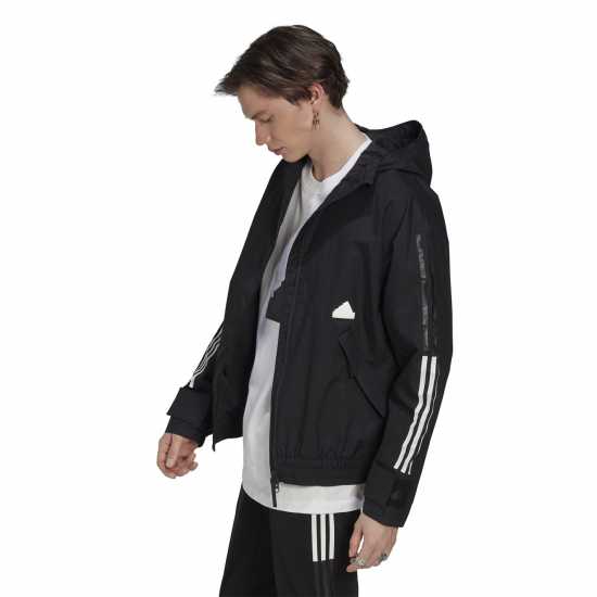 Adidas Мъжко Яке 3-Stripes Storm Jacket Mens Anorak  Мъжки грейки