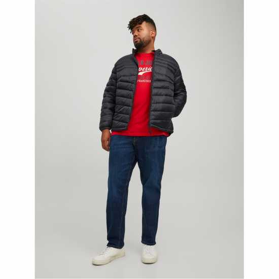 Jack And Jones Мъжко Яке Hero Hooded Puffer Jacket Mens Plus Size Черно Мъжки грейки