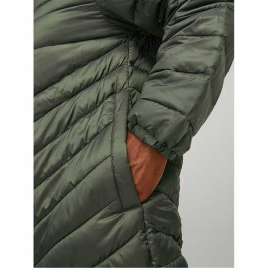 Jack And Jones Мъжко Яке Hero Hooded Puffer Jacket Mens Plus Size Розин Мъжки грейки