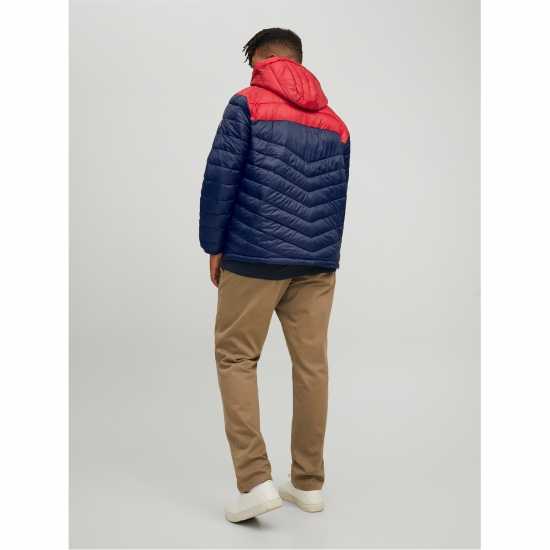 Jack And Jones Мъжко Яке Hero Hooded Puffer Jacket Mens Plus Size  Мъжки грейки