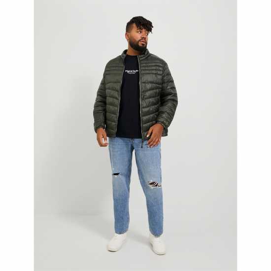 Jack And Jones Мъжко Яке Hero Puffer Jacket Mens Plus Size Розин Мъжки грейки