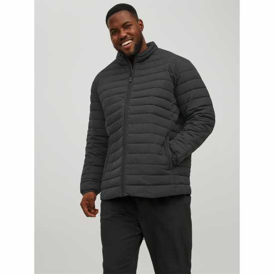 Jack And Jones Мъжко Яке Puffer Jacket Mens Plus Size Черно Мъжки грейки