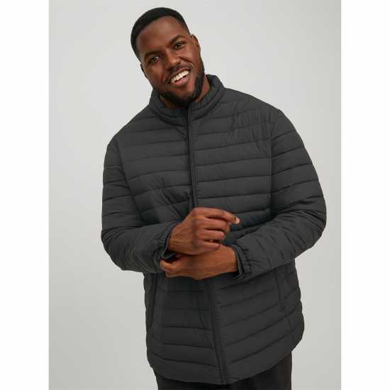 Jack And Jones Мъжко Яке Puffer Jacket Mens Plus Size Черно Мъжки грейки