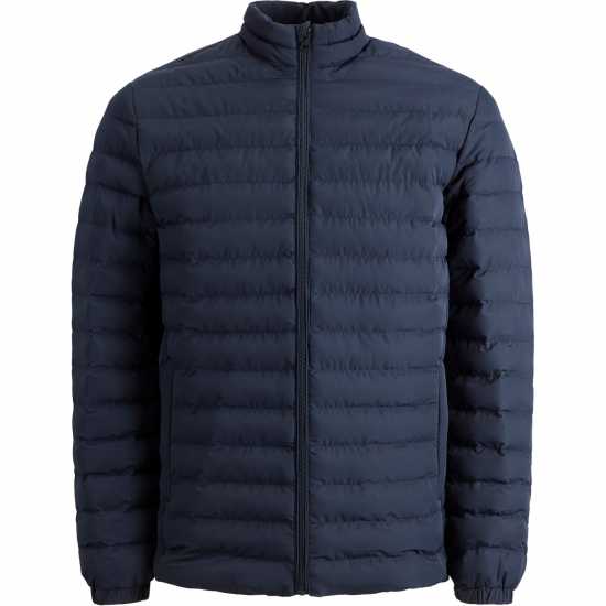 Jack And Jones Мъжко Яке Puffer Jacket Mens Plus Size Нави блейзър Мъжки грейки