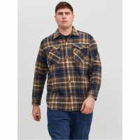 Jack And Jones Мъжка Риза Eddie Overshirt Mens Plus Size Водолаз Мъжки грейки