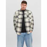 Jack And Jones Мъжка Риза Eddie Overshirt Mens Plus Size Твил Мъжки грейки