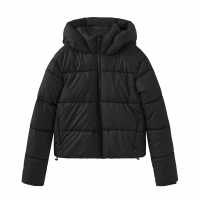 Firetrap Ватирано Яке Pu Padded Jacket Черно Дамски якета и палта