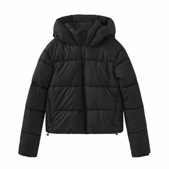 Firetrap Ватирано Яке Pu Padded Jacket Черно Дамски якета и палта