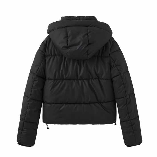 Firetrap Ватирано Яке Pu Padded Jacket Черно Дамски якета и палта