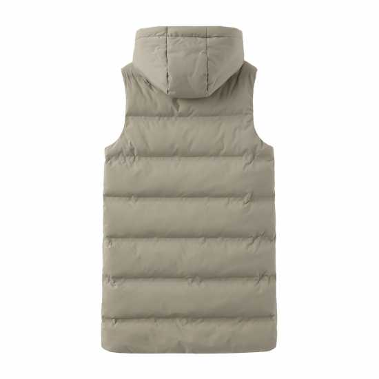 Firetrap Long Quilted Gilet Хаки Дамски якета и палта