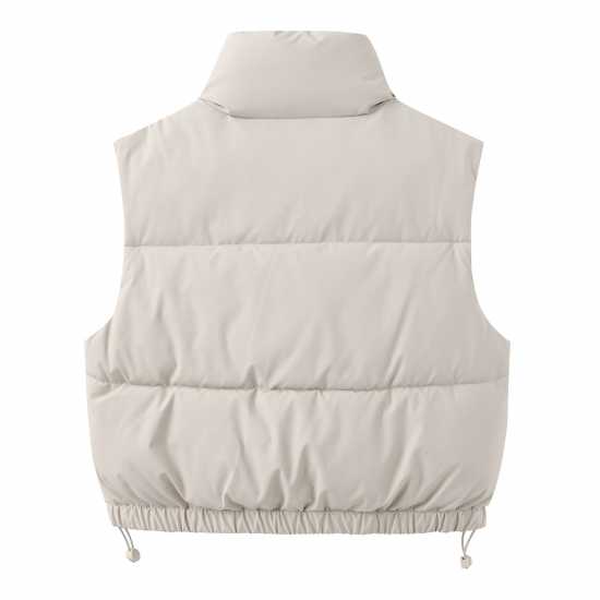 Firetrap Ватирано Елече Pu Padded Gilet Бежово Дамски якета и палта