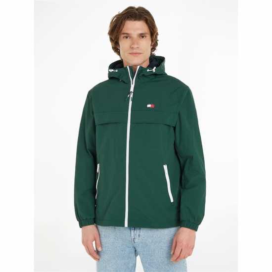 Tommy Jeans Chicago Windbreaker Кърт зелено L4L Mens