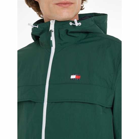 Tommy Jeans Chicago Windbreaker Кърт зелено L4L Mens