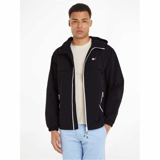 Tommy Jeans Chicago Windbreaker Черно BDS Mens