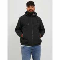 Jack And Jones Мъжко Яке С Качулка Softshell Hooded Jacket Mens Plus Size  Мъжки грейки