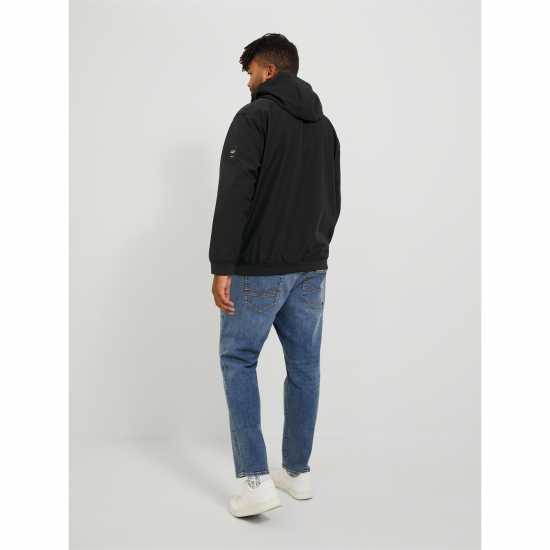 Jack And Jones Мъжко Яке С Качулка Softshell Hooded Jacket Mens Plus Size  Мъжки грейки