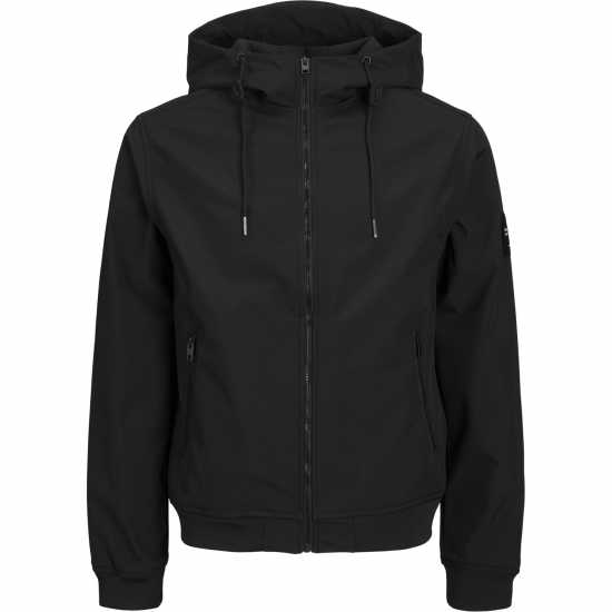 Jack And Jones Мъжко Яке С Качулка Softshell Hooded Jacket Mens Plus Size  Мъжки грейки