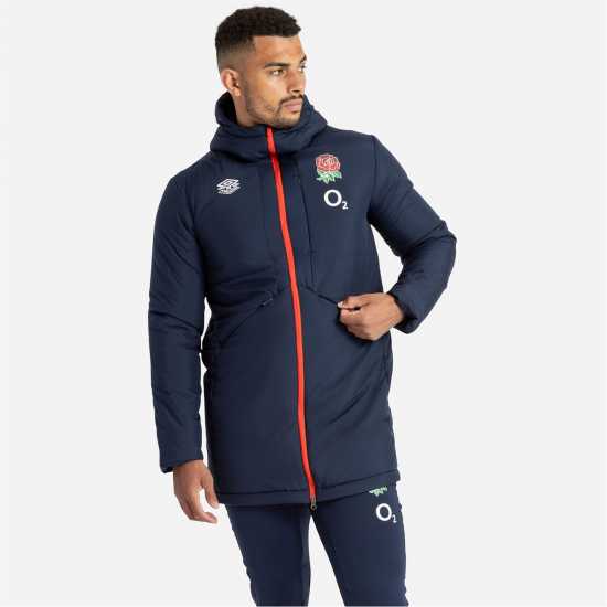 Umbro Ватирано Яке England Rugby Padded Jacket – Official Team Outerwear  Мъжки грейки