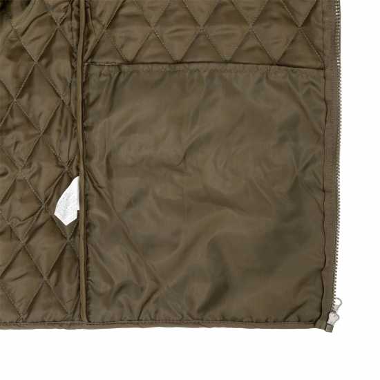 Howick Quilt Gilet Армейско зелено Мъжки якета и палта