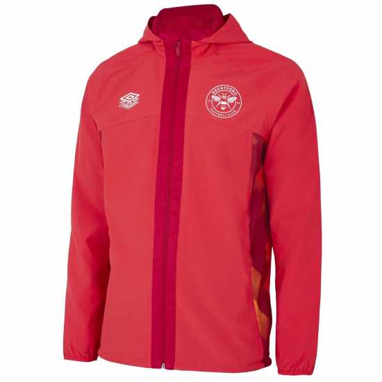 Umbro Bfc Shower Jkt Sn99 Червено Мъжки грейки