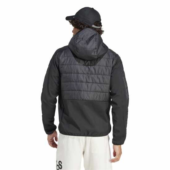 Adidas Хибридно Яке Essentials 3-Stripes Insulated Hooded Hybrid Jacket  Мъжки грейки