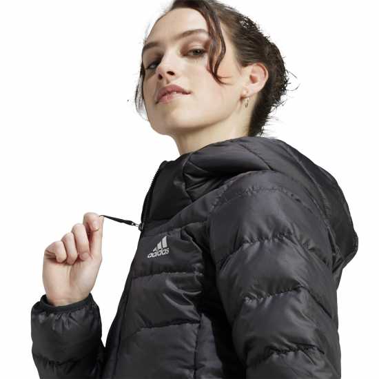 Adidas Яке С Качулка Essentials Light Down Hooded Jacket  Дамски грейки