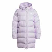 Adidas Ватирано Яке Future Icons Long Padded Jacket Kids Ледена лаванда Детски якета и палта