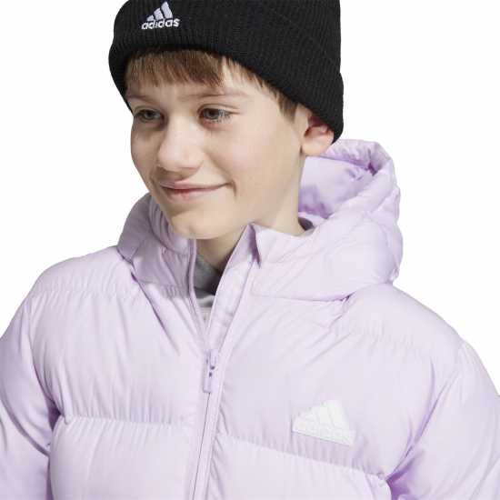 Adidas Ватирано Яке Future Icons Long Padded Jacket Kids Ледена лаванда Детски якета и палта