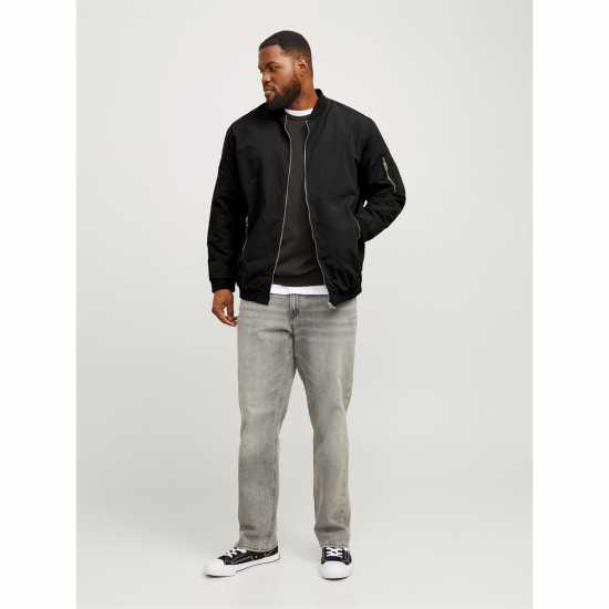 Jack And Jones Мъжко Яке Бомбър Rush Bomber Jacket Mens Plus Size  Мъжки грейки