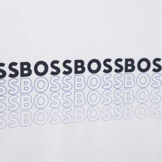 Hugo Boss Boss Boss Logo T-Shirt Junior Boys Бяло 10P Kids