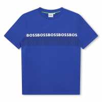 Hugo Boss Boss Boss Logo T-Shirt Junior Boys Сплаш 79B Kids