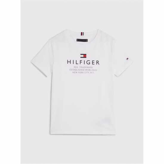 Tommy Hilfiger BOY'S SHORT SLEEVE TOMMY HILFIGER  LOGO TEE  Kids