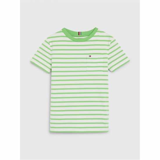 Tommy Hilfiger Breton Pocket Stripe Tee S/s  Kids