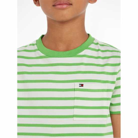 Tommy Hilfiger Breton Pocket Stripe Tee S/s  Kids