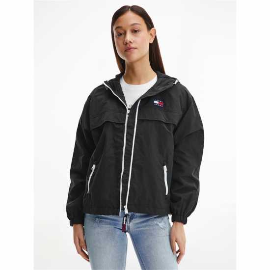 Tommy Jeans Chicago Windbreaker Jacket Черно Womens