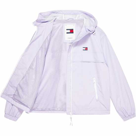 Tommy Jeans Chicago Windbreaker Jacket Лавандулова Цвете Womens