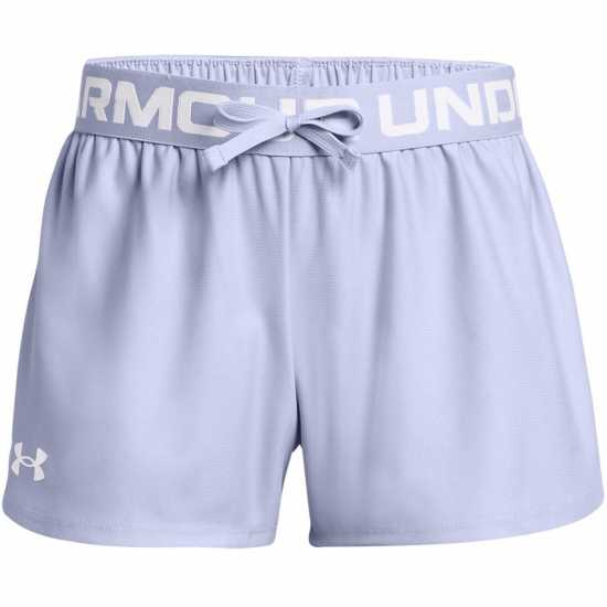 Under Armour Къси Панталони Момичета Play Up Shorts Junior Girls Целесте/Бяло Детски къси панталони