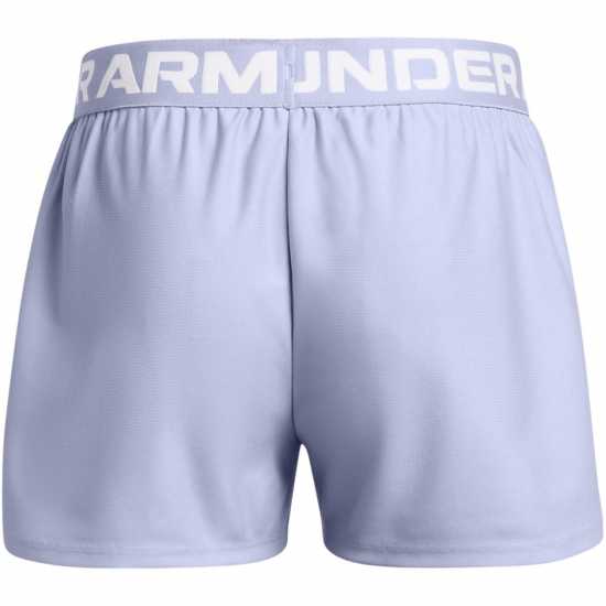 Under Armour Къси Панталони Момичета Play Up Shorts Junior Girls Целесте/Бяло Детски къси панталони