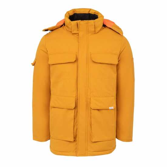 Lee Cooper Палто Парка Cooper Men Padded Parka Jacket Жълто Мъжки грейки