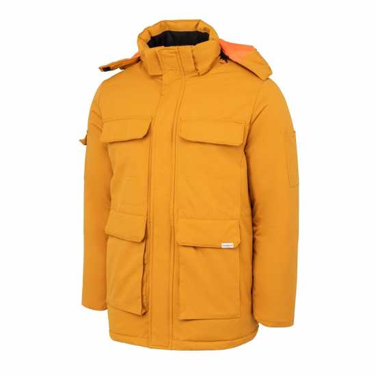 Lee Cooper Палто Парка Cooper Men Padded Parka Jacket Жълто Мъжки грейки