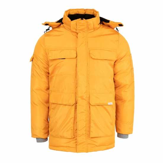 Lee Cooper Палто Парка Cooper Men Padded Parka Jacket Светло жълто Мъжки грейки