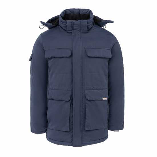 Lee Cooper Палто Парка Cooper Men Padded Parka Jacket Морска синьо Мъжки грейки