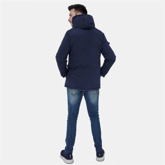 Lee Cooper Палто Парка Cooper Men Padded Parka Jacket Морска синьо Мъжки грейки