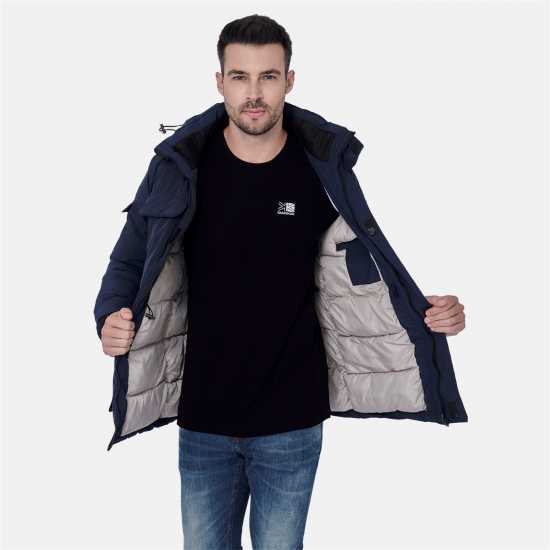 Lee Cooper Палто Парка Cooper Men Padded Parka Jacket Морска синьо Мъжки грейки