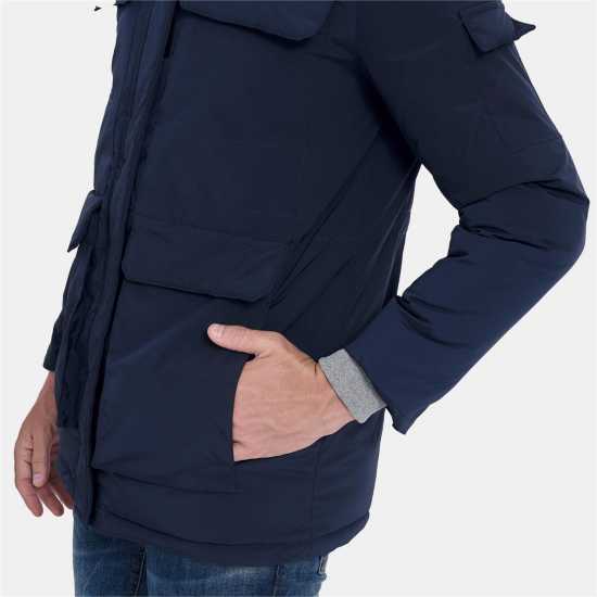 Lee Cooper Палто Парка Cooper Men Padded Parka Jacket Морска синьо Мъжки грейки