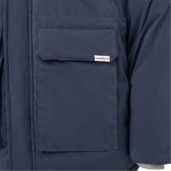 Lee Cooper Палто Парка Cooper Men Padded Parka Jacket Морска синьо Мъжки грейки