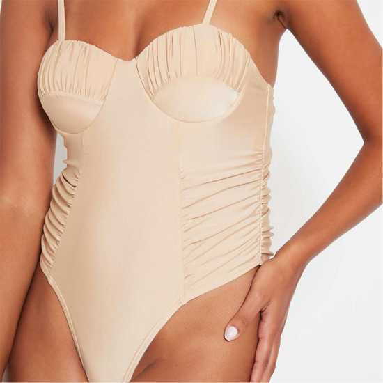 I Saw It First Ruched Cupped Swimsuit  Бикини танкини шорти