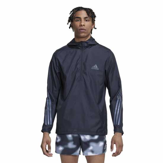 Adidas Мъжко Яке Run Icons 3-Stripes Jacket Mens Anorak  Мъжки грейки