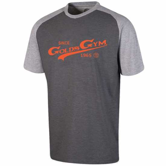 Golds Gym Crew Nk Tee Sn00 Угъл Мъжки ризи