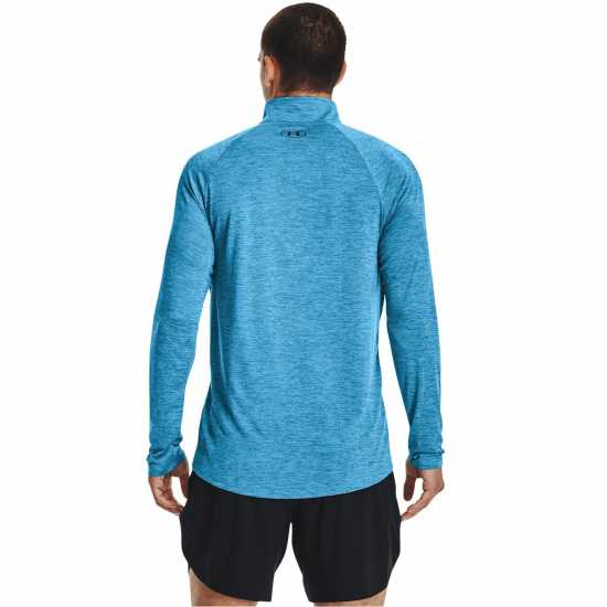 Under Armour Мъжко Горнище Полу-Цип Technical Half Zip Top Mens Radar Blue Мъжки полар